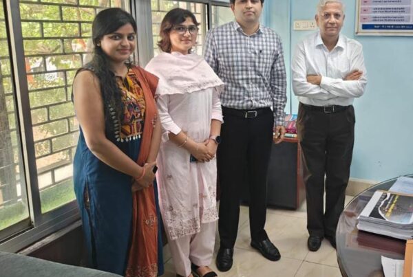 Ms Tanya- Aparajitha, Ms Roonam- Aparajitha ,DG Education Department UP Mr.Vijay Anand IAS & Mr.Padmanabhan Aparajitha